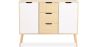 Wooden Sideboard - Scandinavian Design - 3 drawers - Roger image 7