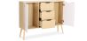 Wooden Sideboard - Scandinavian Design - 3 drawers - Roger image 7