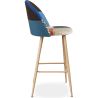 Patchwork Upholstered Stool - Scandinavian Style - Evelyne image 7