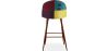 Patchwork Upholstered Stool - Scandinavian Style  - Ray image 7