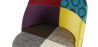 Patchwork Upholstered Stool - Scandinavian Style  - Ray image 7