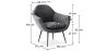 Armchair with Armrests - Upholstered in Velvet - Eila image 7
