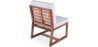 Wooden Lounge Chair - Boho Bali Style Design Chair - Glan image 7