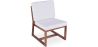 Wooden Lounge Chair - Boho Bali Style Design Chair - Glan image 7