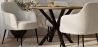 Round Dining Table - Industrial - Wood and Metal - Bayron image 7