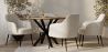 Round Dining Table - Industrial - Wood and Metal - Bayron image 7