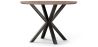Round Dining Table - Industrial - Wood and Metal - Bayron image 7