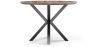 Round Dining Table - Industrial - Wood and Metal - Bayron image 7