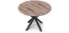Round Dining Table - Industrial - Wood and Metal - Bayron image 7