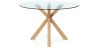 Round Dining Table - 120CM - Glass - Tauwa image 7