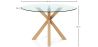 Round Dining Table - 120CM - Glass - Tauwa image 7