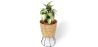 Round Floor Planter - Boho Style - 46 CM - Firna image 7