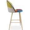 Patchwork Upholstered Stool - Scandinavian Style - 66cm - Evelyne image 7