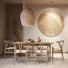 Pack of 4 Dining Chairs Wooden - Scandinavian Style - Wish image 7