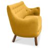 Linen Upholstered Sofa - Scandinavian Style - 3 Seater - Poetes image 7