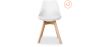 Set of 2 Denisse Scandinavian design chair with cushion - Matt image 7