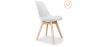 Set of 2 Denisse Scandinavian design chair with cushion - Matt image 7