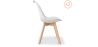 Set of 2 Denisse Scandinavian design chair with cushion - Matt image 7