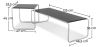 Pack of 2 coffee tables - Wood and Metal - Lacky image 7