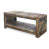 Buy Vintage industrial coffee table wood Natural wood 51308 - in the EU