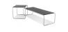 Pack of 2 coffee tables - Wood and Metal - Lacky image 7