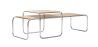 Pack of 2 coffee tables - Wood and Metal - Lacky image 7