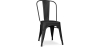 Buy Dining chair Stylix industrial design Matte Metal - New Edition Black 60147 - prices
