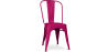Buy Dining chair Stylix industrial design Matte Metal - New Edition Fuchsia 60147 at Privatefloor