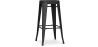 Buy Bar Stool Stylix Industrial Design Matte Metal - 76 cm - New Edition Black 60149 home delivery