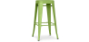 Buy Bar Stool Stylix Industrial Design Matte Metal - 76 cm - New Edition Light green 60149 in the Europe