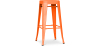 Buy Bar Stool Stylix Industrial Design Matte Metal - 76 cm - New Edition Orange 60149 home delivery