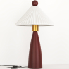 Table Lamp with Wooden Base and White Cement Shade - Ambiana image 9