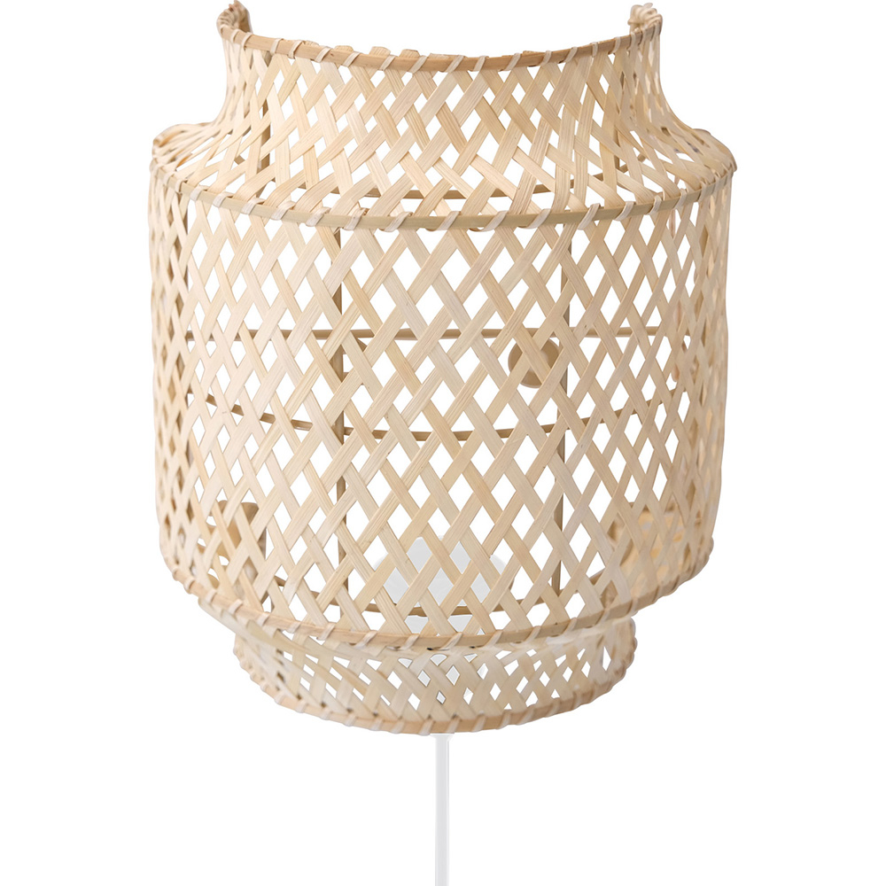 Wall Lamp - Boho Bali Bamboo Design - Hya image 8