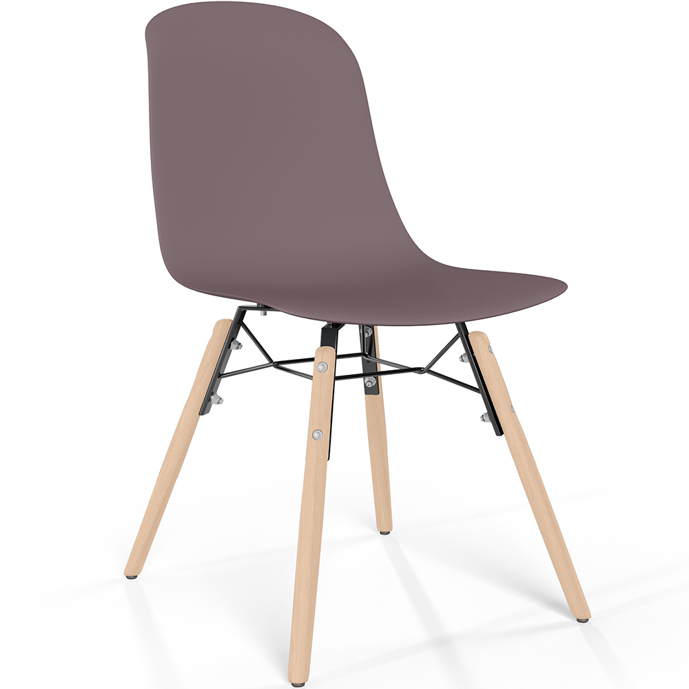 Dining chair with natural wood legs – Modern style and functionality - Broly image 8